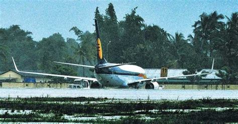 Narrow Escape for Kuwait Airways flight in Slippery Runway at Kochi Airport