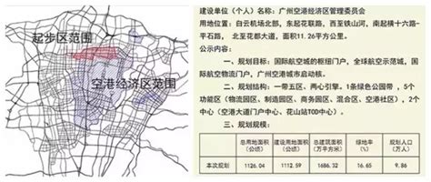 广州空港功能区布局规划