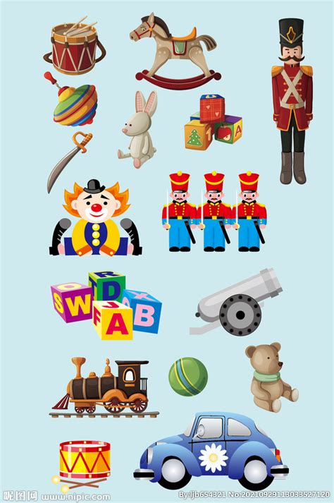 AI矢量卡通儿童玩具设计图__其他_广告设计_设计图库_昵图网nipic.com