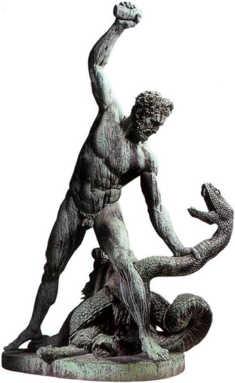 赫拉克勒斯杀掉海德拉-西方雕塑-图片