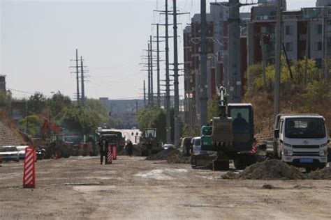 锦州士英北街新建道路工程即将完工！距离北站将缩短至3公里