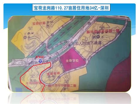 对保一手：龙岗宝荷路110.27亩居住用地34亿-深圳- 聚土网