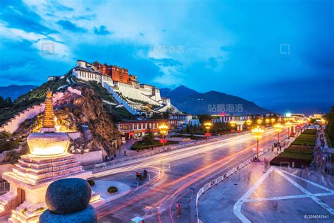 西藏拉萨布达拉宫夜景图片素材_免费下载_jpg图片格式_VRF高清图片500706049_摄图网