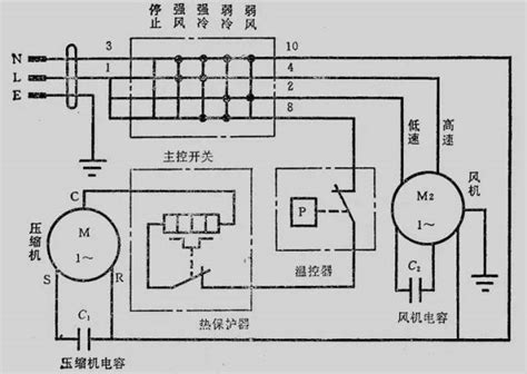 压缩机接线图图片
