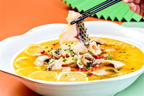 泰式酸汤酸汤鱼,中国菜系,食品餐饮,摄影素材,汇图网www.huitu.com