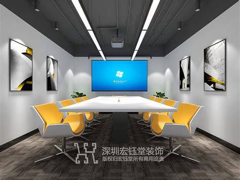 郑州电子科技公司200平办公室装修设计|空间|室内设计|郑州培训机构装修 - 原创作品 - 站酷 (ZCOOL)