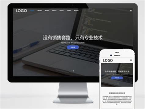 (自适应手机端)pbootcms网站建设网络科技类模板_AB模板网-站酷ZCOOL