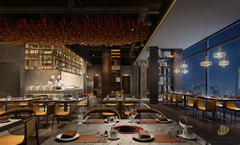深圳餐厅设计，新宝餐厅，380㎡港风餐厅设计 - 马蹄室内设计网