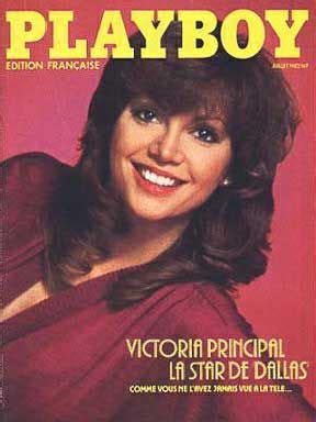 Victoria Principal, Playboy Magazine July 1982 Cover Photo - France