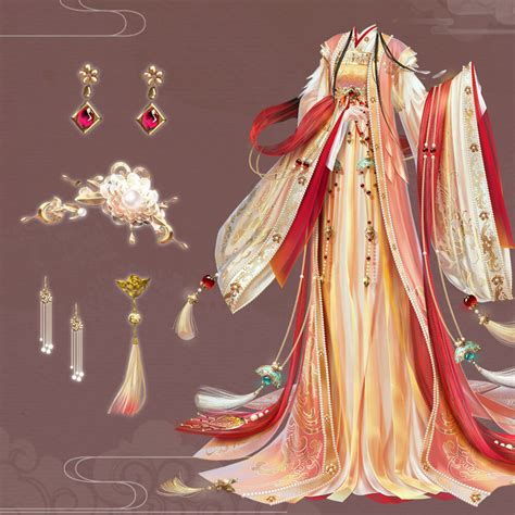 古风衣服有配饰的女生头像