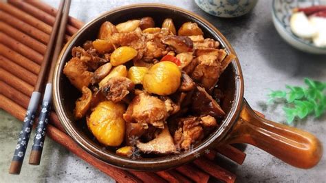 双菇板栗烧鸡 - 双菇板栗烧鸡做法、功效、食材 - 网上厨房