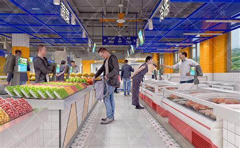智慧农贸市场柜台经营设施设计规范-佰映农贸市场设计