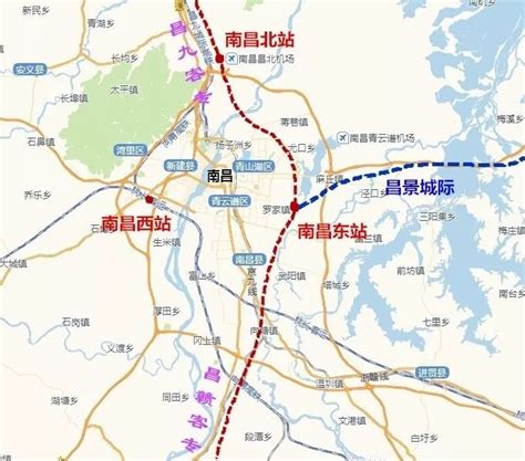 听说南昌火车站西站要建，谁知道大概位置在哪？过不过规划的地铁2号线