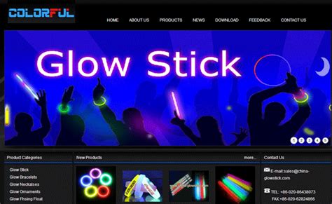 glowstick|案例欣赏|外贸网站建设