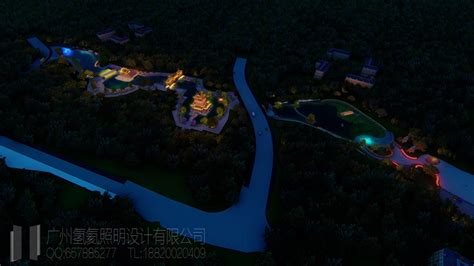 华坪县灯光雕塑-景观照明设计-广州氢氦照明设计有限公司