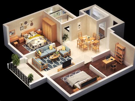 学生公寓3D建模|三维|建筑/空间|Sweetian - 原创作品 - 站酷 (ZCOOL)