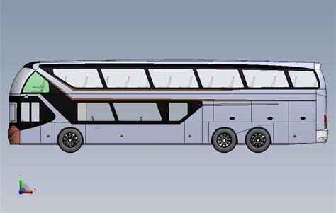 现代公交车大巴3d模型下载_ID12012056_3dmax免费模型-欧模网