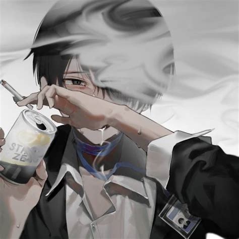 非主流吸烟男女头像