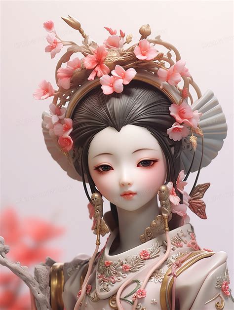 古风美女生娃头像图片