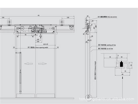 上海三菱电梯样本CAD建筑结构图纸_楼梯电梯构造图_土木在线