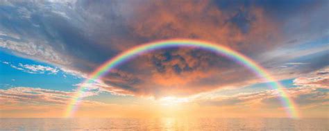 加州暴风雨过后天空中出现双彩虹高清图片下载-正版图片504237422-摄图网
