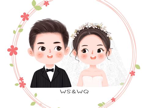 婚礼头像系列图片