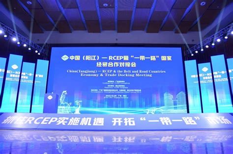 中国（阳江）—RCEP暨“一带一路”国家经贸合作对接会举办_深圳新闻网