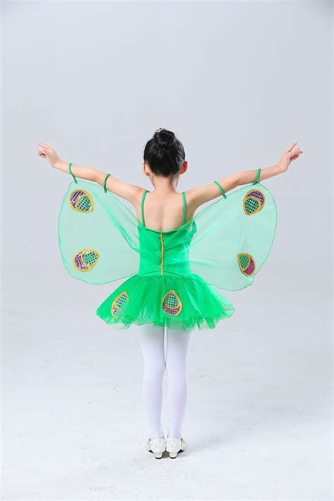 六一幼儿虫儿飞儿童芭蕾舞蹈带翅膀蝴蝶纱裙蜜蜂小动物昆虫表演服-阿里巴巴