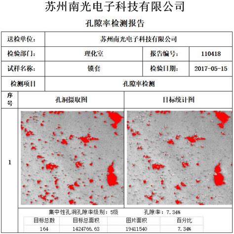 DK-3000孔隙率分析软件；汽车饰件电镀件表面微孔分析-上海蔡康光学仪器有限公司