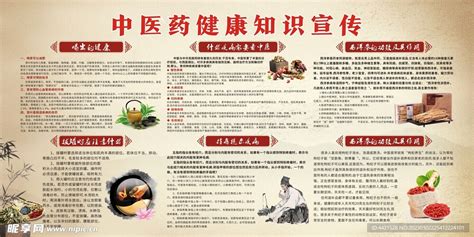 中医药健康知识宣传栏设计图__展板模板_广告设计_设计图库_昵图网nipic.com