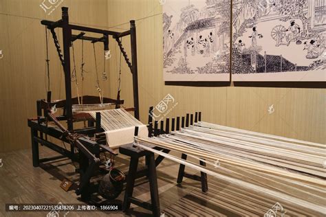 古代纺织机高清图片下载_红动中国