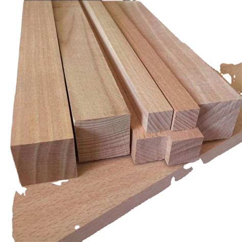榉木原木方料手工模型材料硬木线条方木块实木刨光板木头-阿里巴巴