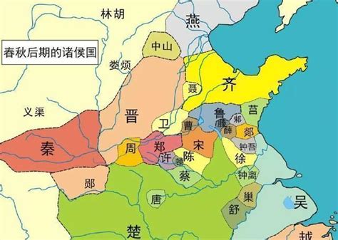 齐国鲁国地图图片