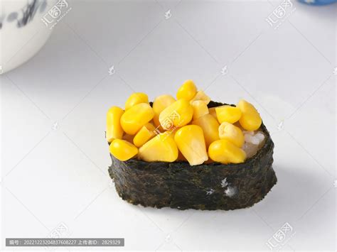 玉米寿司,日韩料理,食品餐饮,摄影,汇图网www.huitu.com