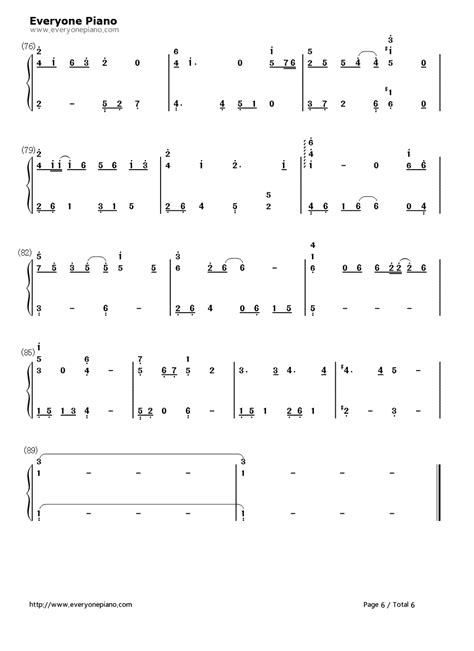 三寸日光-EOP教学曲-梁静茹五线谱预览3-钢琴谱文件（五线谱、双手简谱、数字谱、Midi、PDF）免费下载
