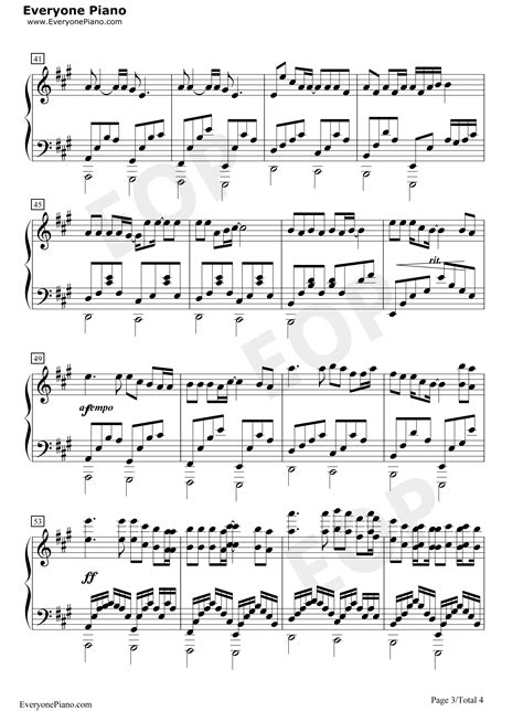 浅唱-许嵩五线谱预览3-钢琴谱文件（五线谱、双手简谱、数字谱、Midi、PDF）免费下载