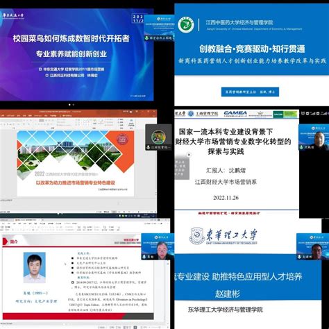2022年江西省高等院校市场营销学联盟学术年会在我校举行-华东-经济管理学院