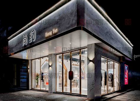 日韩风格小型服装店铺装修效果图 - 店铺装修案例效果图 - 成都朗煜工装公司