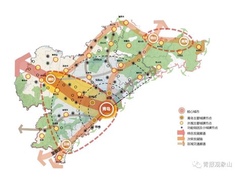 《青岛市城市总体规划（2011-2020年）》图则摘选