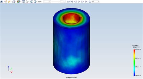 空心圆柱热分析模型 - Simapps Store - 工业仿真APP商店