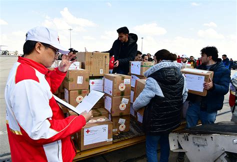 中国红十字会援助叙利亚第二批人道主义物资运抵大马士革__财经头条