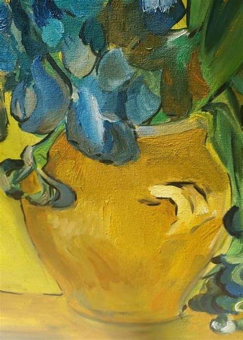 布面油画《瓶花》/毕加索/1901图片