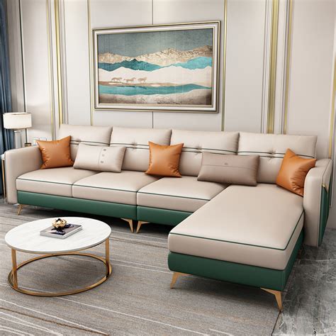 轻奢意式沙发组合现代简约客厅沙发