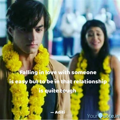 Falling in love with some... | Quotes & Writings by Aditi | YourQuote