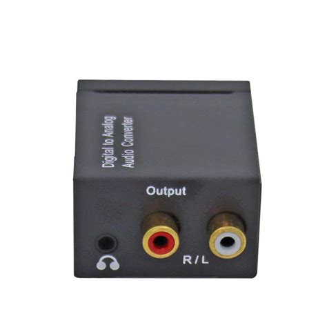 数字转模拟音频转换器解码 光纤同轴音频左右声道转换器带3.5-阿里巴巴
