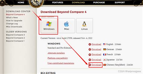 【开发工具 - 安装手册】BeyondCompare4 下载与安装+免费使用