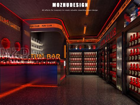 《FUN BAR遵义酒吧设计 》未来金属风的网红酒吧设计_成都夜店酒吧设计-站酷ZCOOL