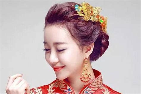 中式新娘发型图片大全 - 中国婚博会官网