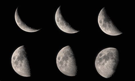 观察月相图,观察月相,月相图_大山谷图库