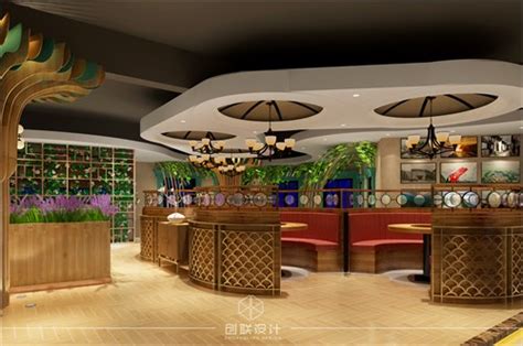 绿茵阁体育西店广州餐饮空间设计效果图